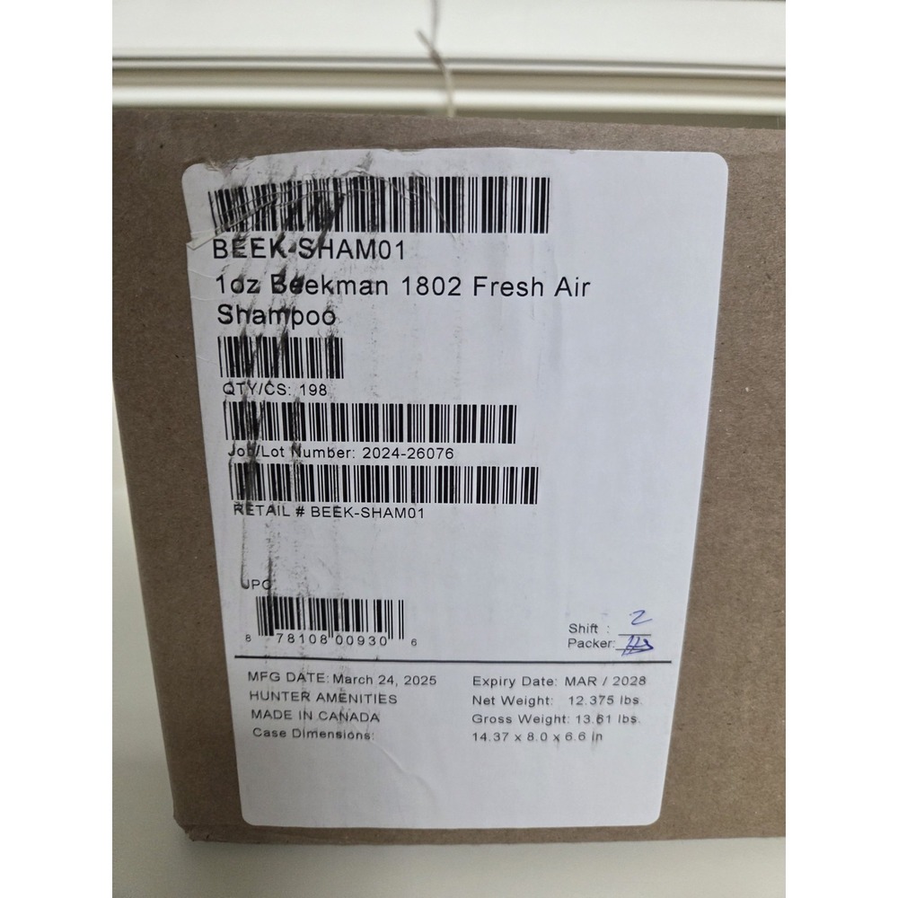 Beekman 1802 Fresh Air Shampoo Lot of (100) 1oz Bottles - 100 Total Ounces - Picture 4 of 4